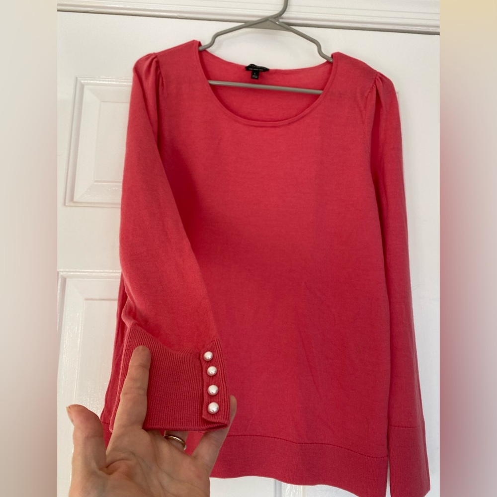 Gorgeous sweater matches skirt!